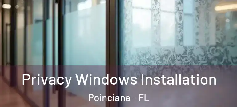 Privacy Windows Installation Poinciana - FL